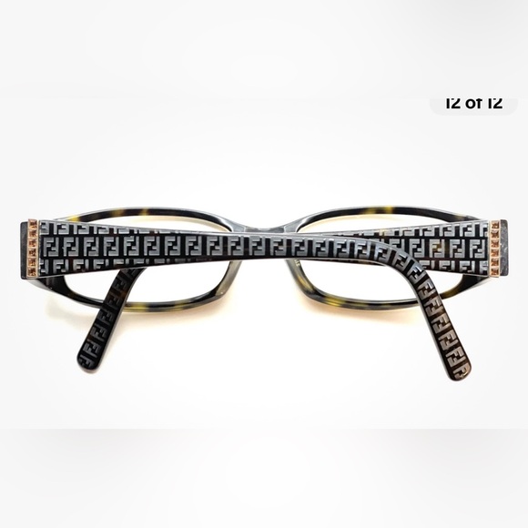 Fendi F720R 215 Dark Brown Tortoise
Slim Eyeglasses Frames 135 Italy
Designer - Picture 1 of 9